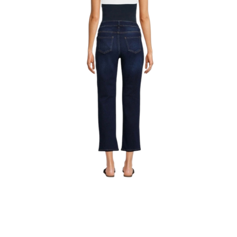 Time & Tru women's size L 10-12 straight leg maternity jeans - Picture 3 of 7
